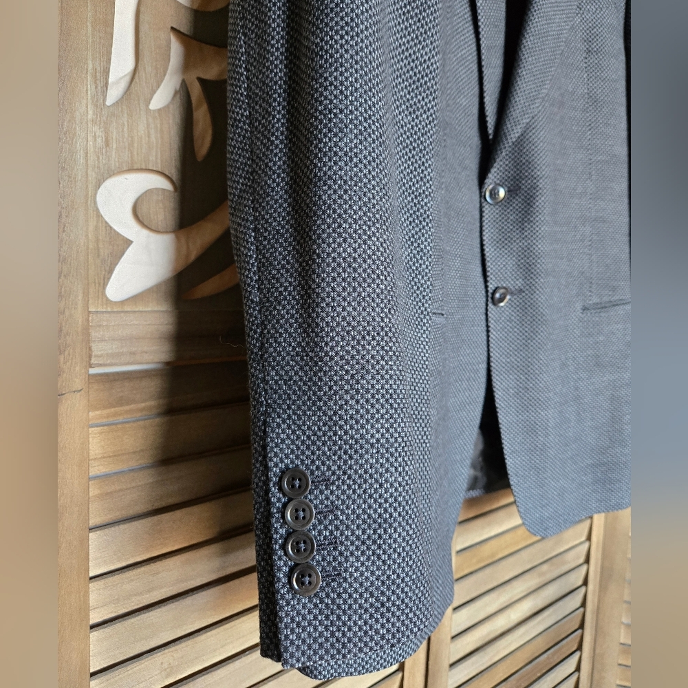 Armani Collezioni Mens Suit Blazer Gray Size 42R - Picture 4 of 12
